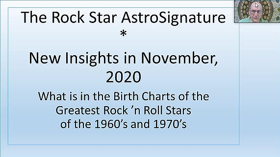 AstroSignature for Rock Musicians: New Insights in 2020